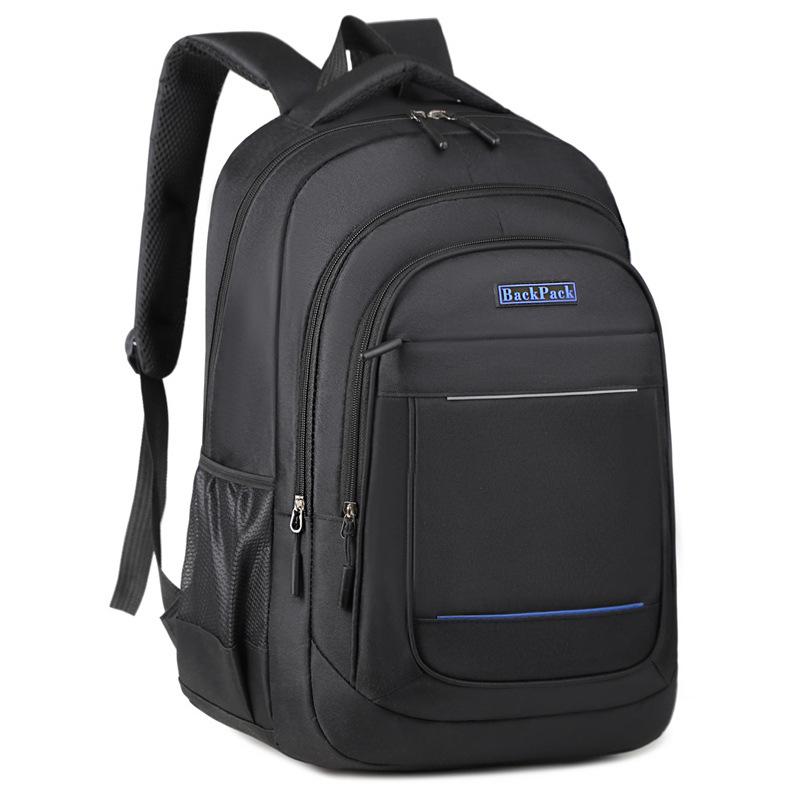 

Color Solid Backpack Large Capacity Outdoor Leisure Travel Bag Schoolbag Student