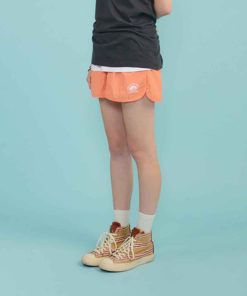 HELLO SUNRISE Water Shorts(W)_Apricot