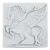 Horse Silicone Molds Flying Horse Fondant Mold Cake Decorating Tools Cupcake Topper Chocolate Candy Craft Gum Paste Polymer Clay