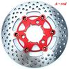 Universal 220*70mm 3 Hole Floating Disc Motorcycle Front Rear Brake Disc For Honda Yamaha RSZ JOG FORCE M3 Niu Scooter Dirt Bike