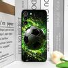 Kreative Blitz Fußball Bedruckte Handyhülle für Huawei Nova 13 12 11Pro 10 SE Mate 40 Pro Plus P60 P50 P40 Matt Weiche Hülle
