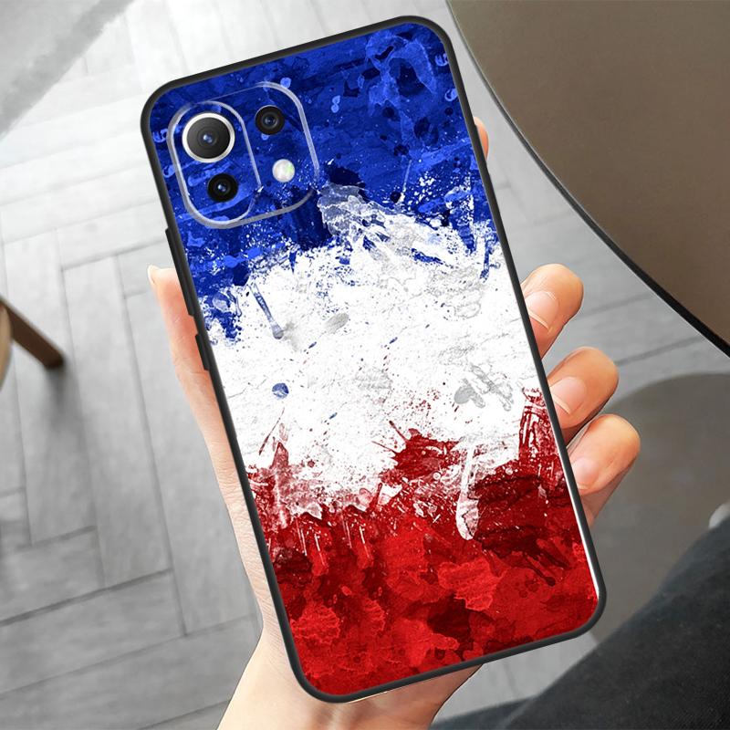 France Flag Case For Xiaomi 14T Pro 11T 12T 13T Mi 15 13 14 Ultra POCO X7 Pro X3 X5 X6 F5 F6 F7 Cover