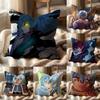 Got Reincarnated As a Slime Cushion Cover Multi-Scene Pillow Cover for Home & Car - Reversible, Soft & Durable for Daily Use