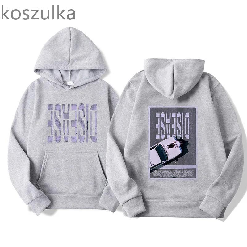 

Толстовки Lady Gaga Disease Осень Зима Харадзюку Эстетичные Свитшоты Женская Одежда Флисовая Одежда Винтажные Панк Пуловеры 3XL