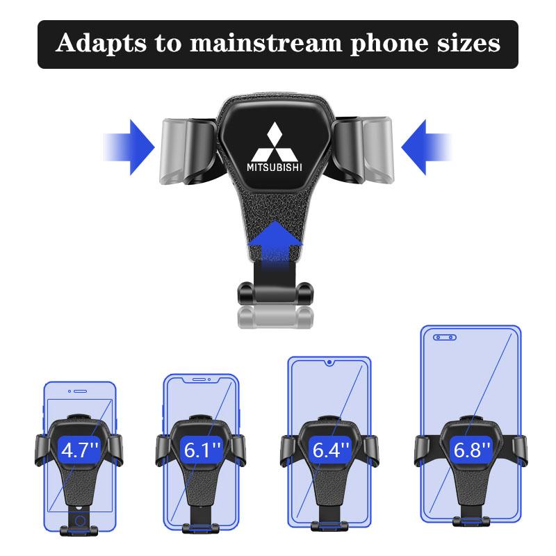 Auto Handyhalter Schwerkraftsensor Auto-Klemmung Universelle Halterung Für Mitsubishi Colt I200 Space Delica Triton Jinxuan Galant Attrage