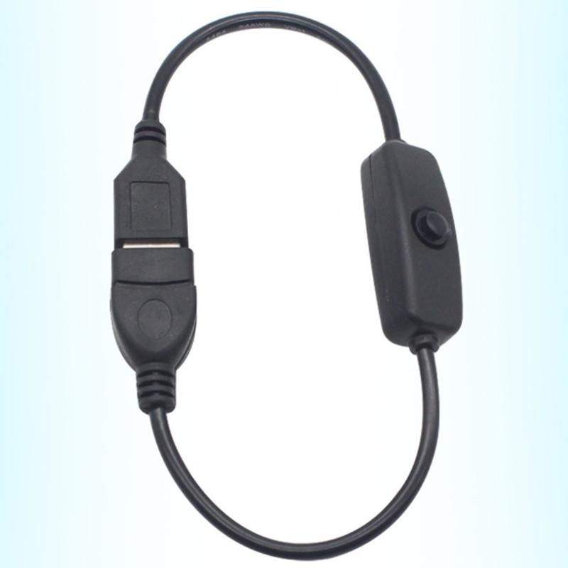 USB Extension Cable with Switches USB Male To Female Cable Support Power Cable for USB Headset LED Strips Cameras