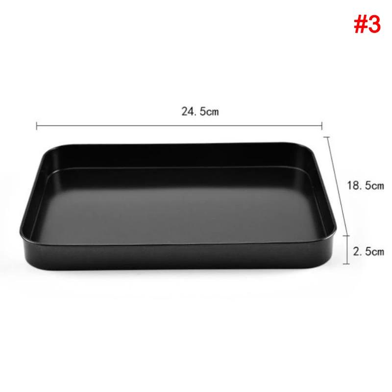 Thickened Baking Pan Non-Stick Square Cake Baking Pan Carbon Steel Tray Pie Pizza Bread Cake Mold Bakeware Tools