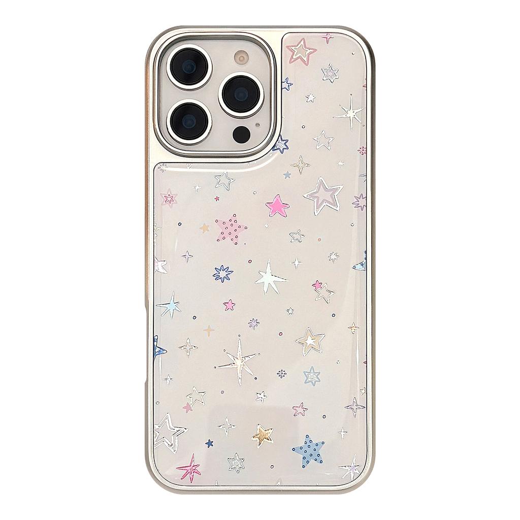 Gilt for Apple 15 Promax Phone Case for IPhone 16 Glue Dopamine Star 17 Electroplating 14 for Huawei