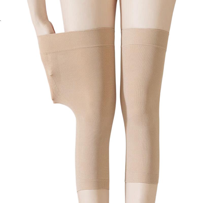 LangSha Knee-Length Socks for Women, Spring Summer Autumn Style, Cold-Proof Leg Protection, Sports Anti-Slip Slimming Half-Calf Over-Knee Long Socks