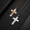 Personality Creative Design Religious Jesus Christ Cross Pendant Amulet Simple Men's and Women's Necklace