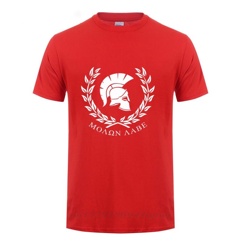 

MOLON LABE Warrior Sparta Personaily T Shirt Men Clothing Streetwear Casual Plus Size Loose Short Sleeve O Neck Cotton Tshirt S