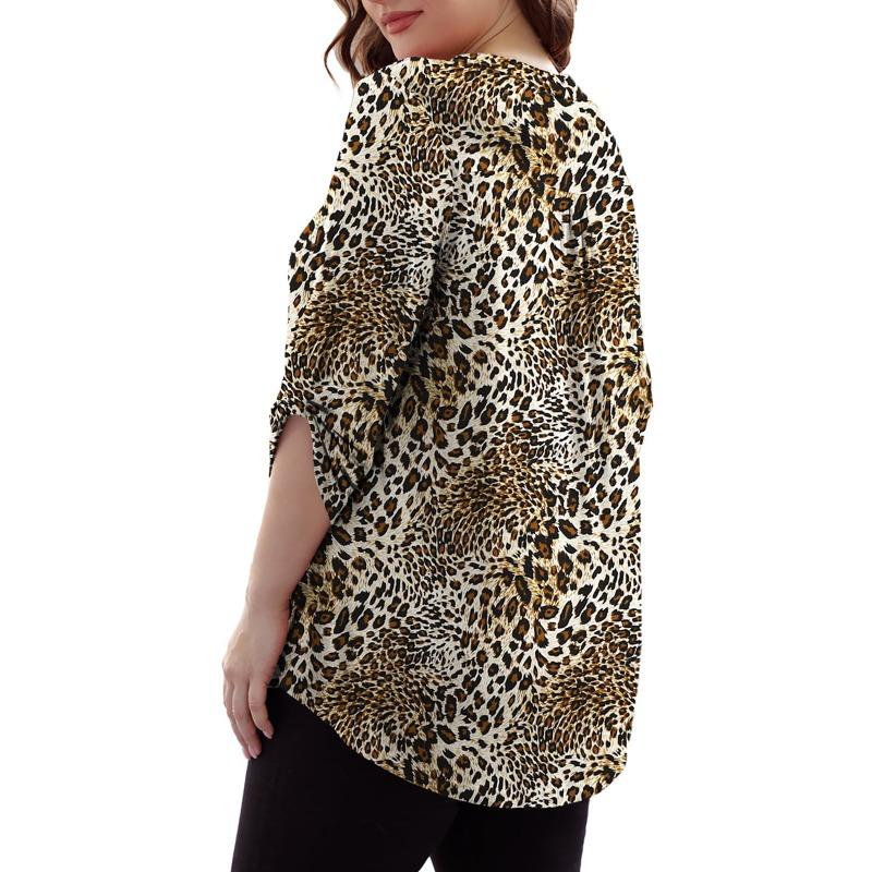 YYFS Women's Fashion Casual Summer Spring 1/2 Sleeves V-Neck Blouses & Shirts