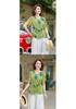 Chiffon Short-Sleeved Blouse – Mother's Summer Style for Middle-Aged Women