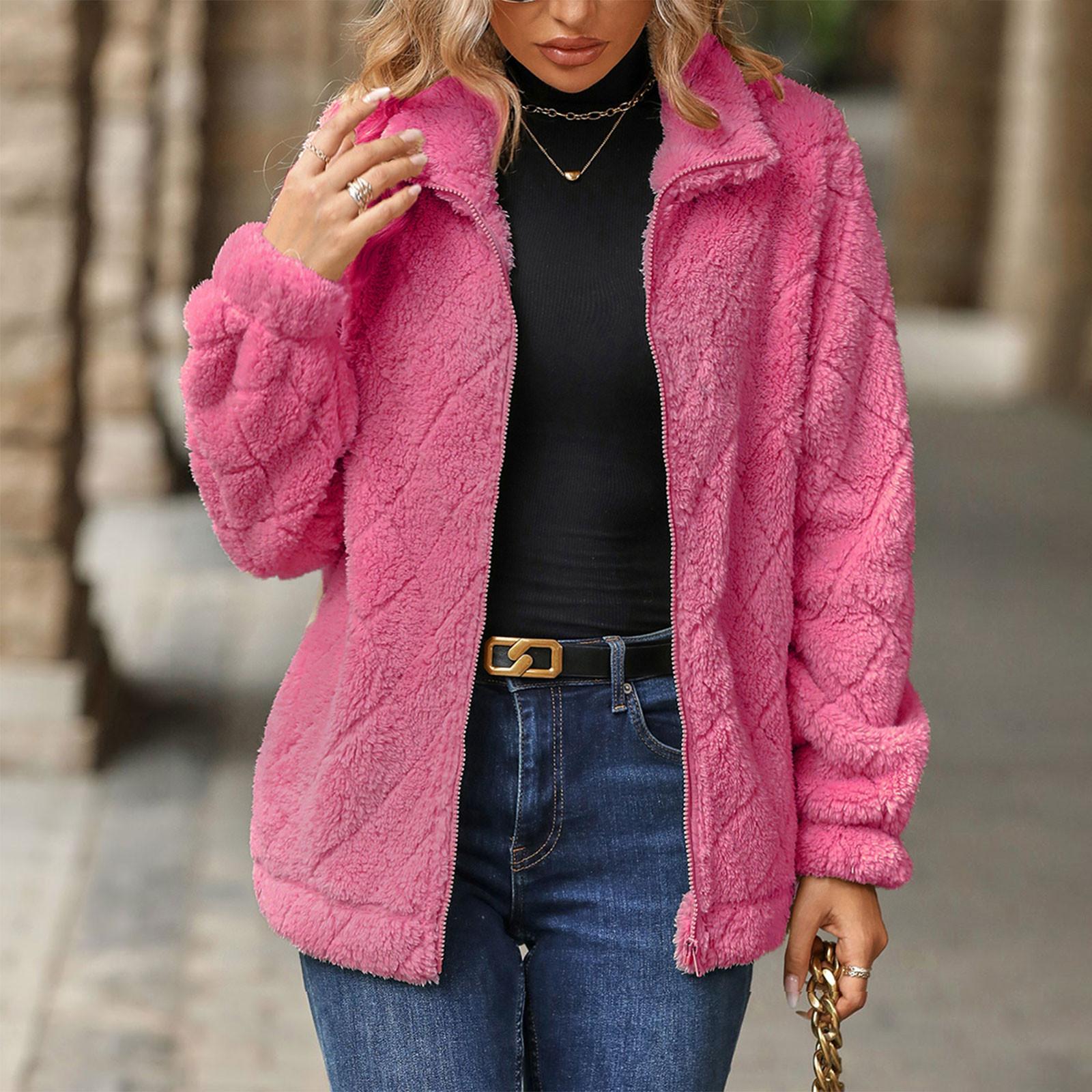 Осенне-зимний кардиган с длинным рукавом для женщин на молнии XXL чёрный — фото 4