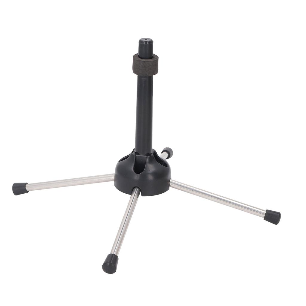 Clarinet Stand Foldable 4 Leg Stable Support Anti Slip Clarinet Stand Holder for Oboe Flute Wind Instrument
