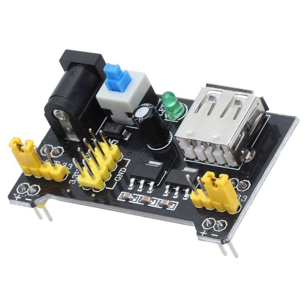 5Pcs Breadboard Power Supply Module 2 Way DC Voltage Regulator Modules for 3.3V/5V