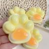 Childrens Adult Toys Squishy Poached Eggs Cat Claw Pinch Happy Decompression Appearance Level Imitation Silicone Slime Feel Toys
