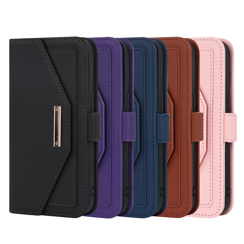 Lanyard Crossbody Wallet Case For iPhone 15 16 Pro Max 14 13 12 Mini 11 XR 8 SE 2025 Cards Slot Magnetic Stand Mirror Book Cover