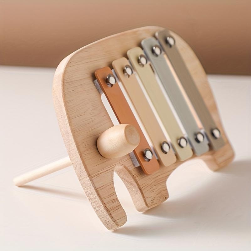 Baby Wooden Elephant Toy, Educational Elephant Toy Board, Multifunctional Hand and Brain Development Parent-Child Toy, Christmas Gift