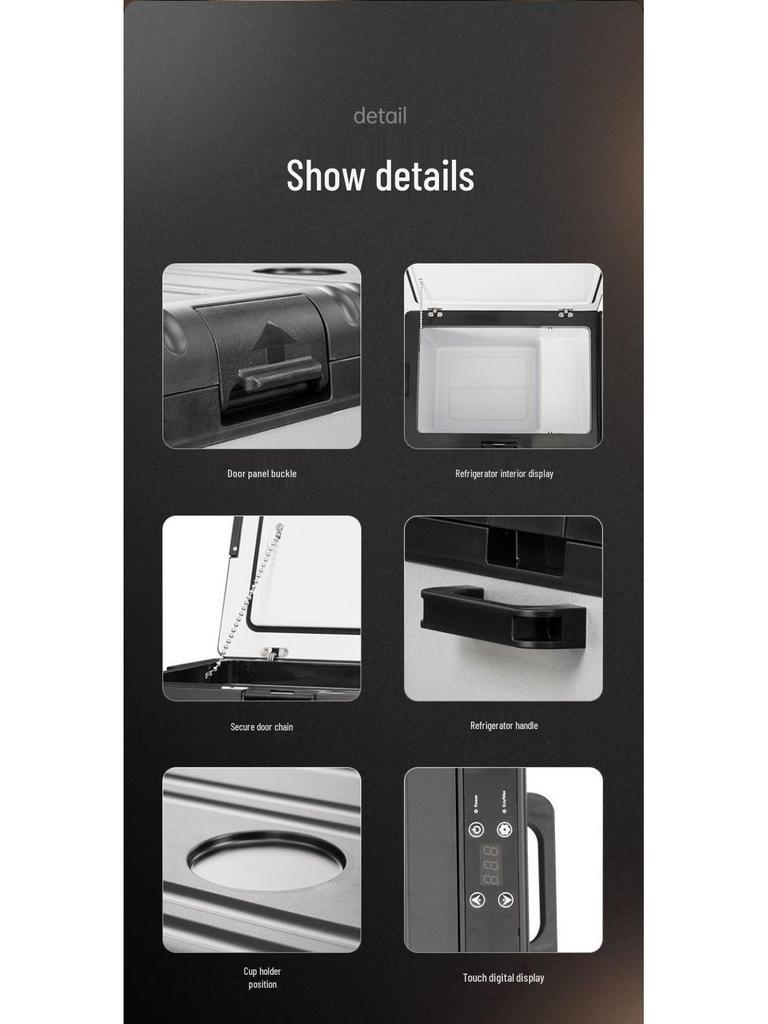 Ice Tiger Portable Car & Home Dual-Use Refrigerator Freezer, 12V/24V, Suitable for Cars and Vans