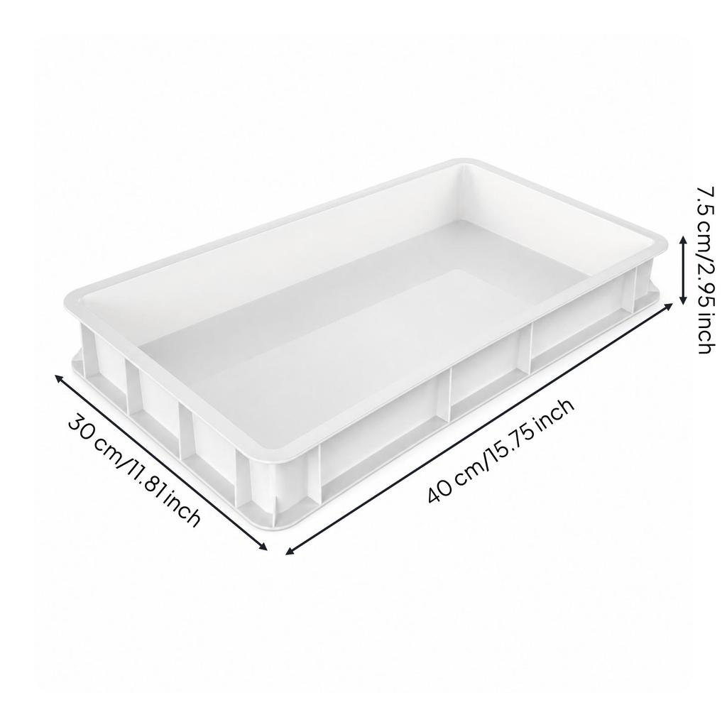 Pizza Batter Box with Lid Food-Grade Proofing Translucent