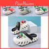 Mario Cartoon Style Kids Clogs Breathable Slip On Sandals For Boys And Girls In Summer Colors