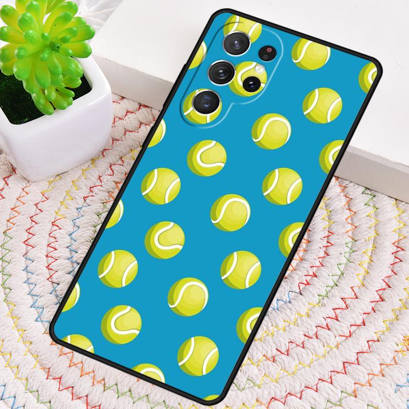 Tennis Balls TPU Phone Case For Samsung Galaxy Note 10 Pro S26 S25 S24 S23 S22 Ultra Plus S21 FE S20 Shockproof Cover