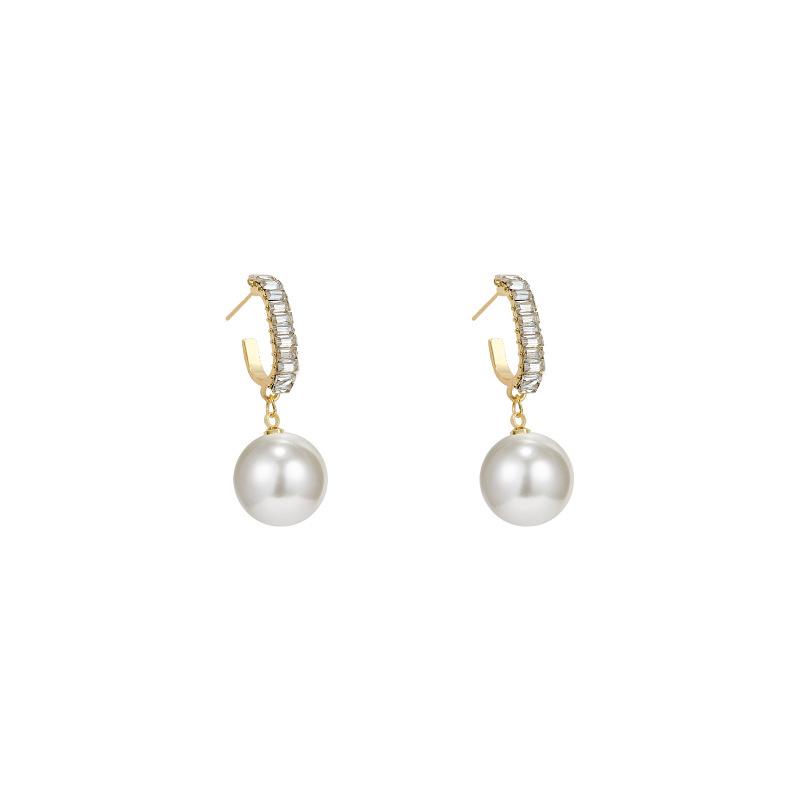 Retro Light Luxury Korean-Style Pearl Tassel Earrings for Women