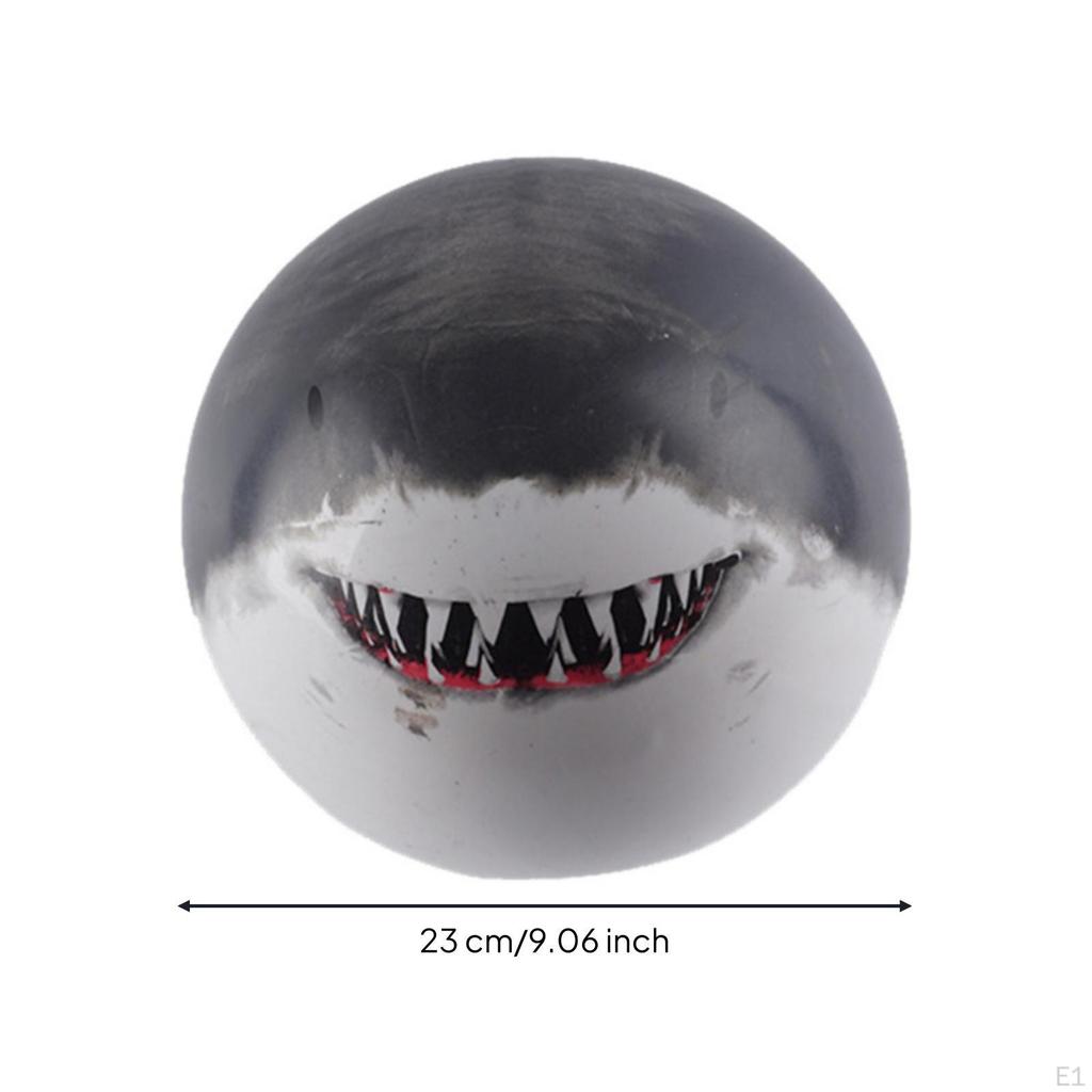 WaterFillable Shark Spherical Inflatable Ball Dark Gray fit Land Play