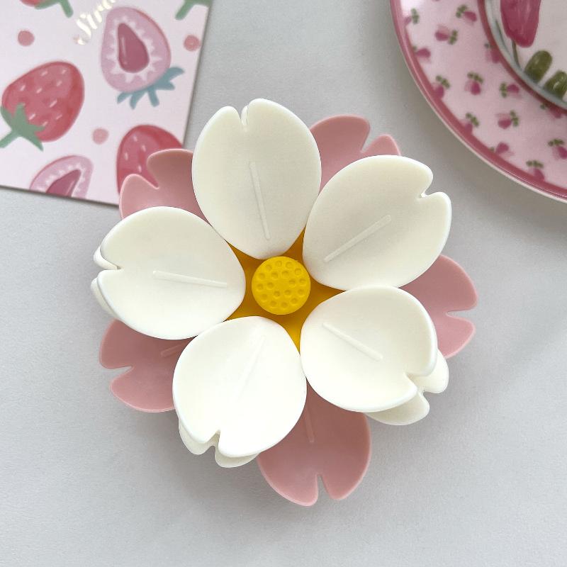 1 Set Magnetic Refrigerator Household Snack Single/Double Layer Fixed Tongs 5/10 Petals Food Creative Lotus Sealing Clip