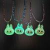 Children's Luminous Colorful Necklace, Cute Resin Accessory Jewelry, Collarbone Chain Jewelry