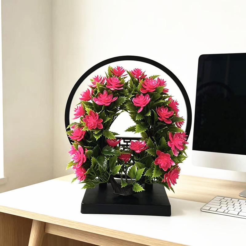 Botanical Garden Lotus Flower Artificial Plant For Home Decor And Photography Props