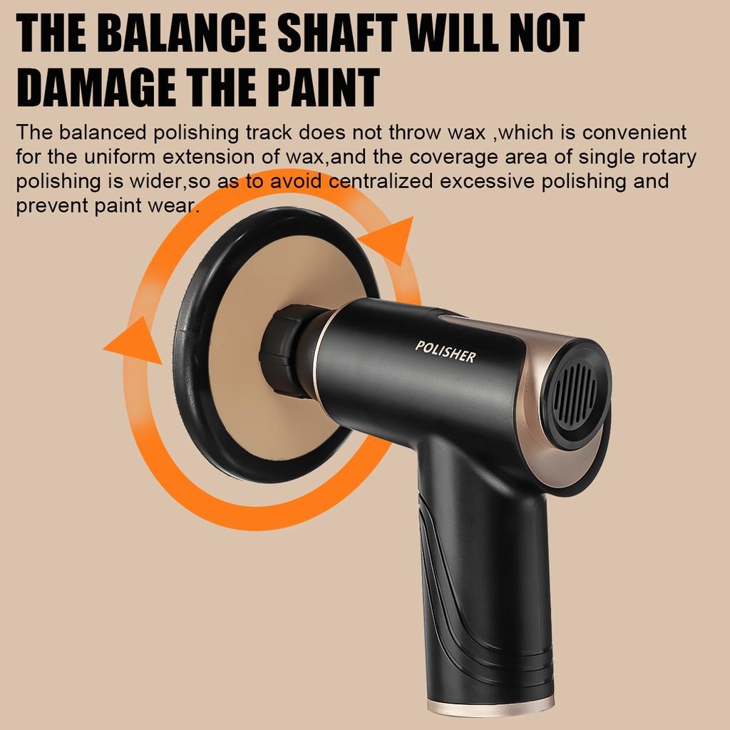 

Перезаряжаемая полировальная машинка 5 в 1 с литиевой батареей для чистки автомобиля, полировки верха, воскования, инструмент для ремонта, беспроводная электрическая полировальная машина для автомобиля