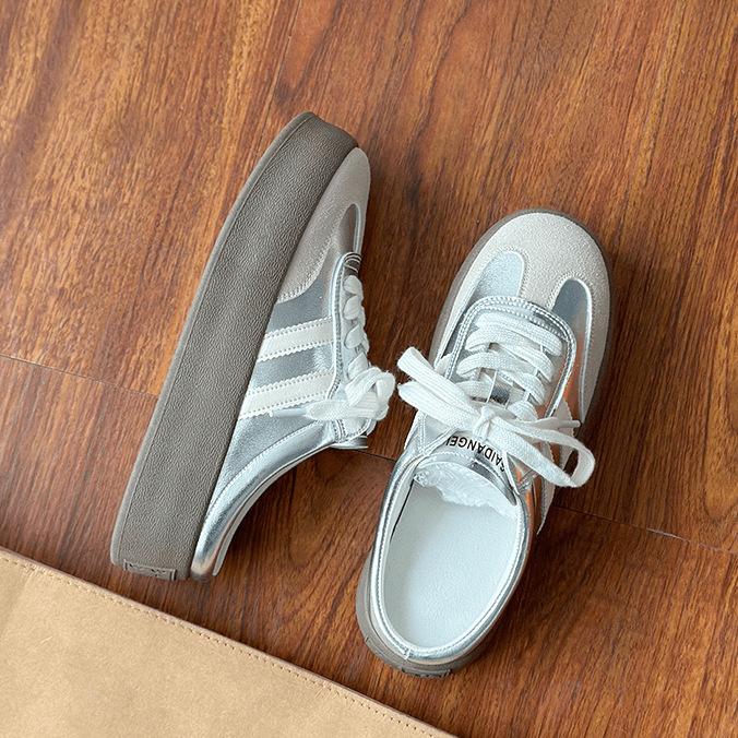 

Полушлепанцы женские летние новые супер огонь толстоподошвенные с закрытым носком ленивые обувь на один шаг полуподнос женская обувь 40 серебряный