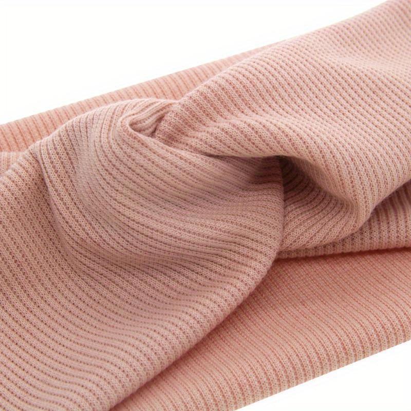 Neu Baby Kinder Mädchen Feste Knoten Stirnband Elastische Kopf Wraps Süße Farbe