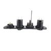 4 Holes Switch Panel Dual USB LED Port 12V Power Socket Digital Thermometer Voltmeter  for Boat Car Truck