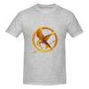 The Hunger Games Symbol Basic Tshirt Street Vibe Neat Stitching Cotton Tee