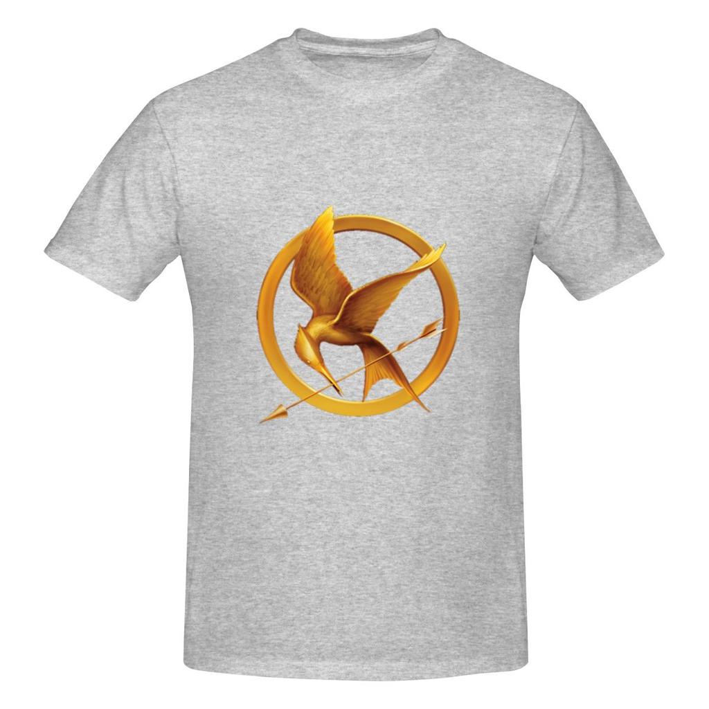 The Hunger Games Symbol Basic Tshirt Street Vibe Neat Stitching Cotton Tee