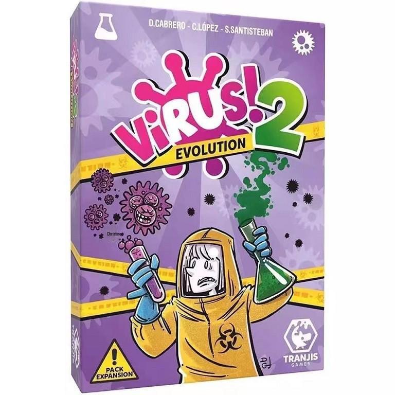 English Virus Infection Card Game: Family & Kids Interactive Toy