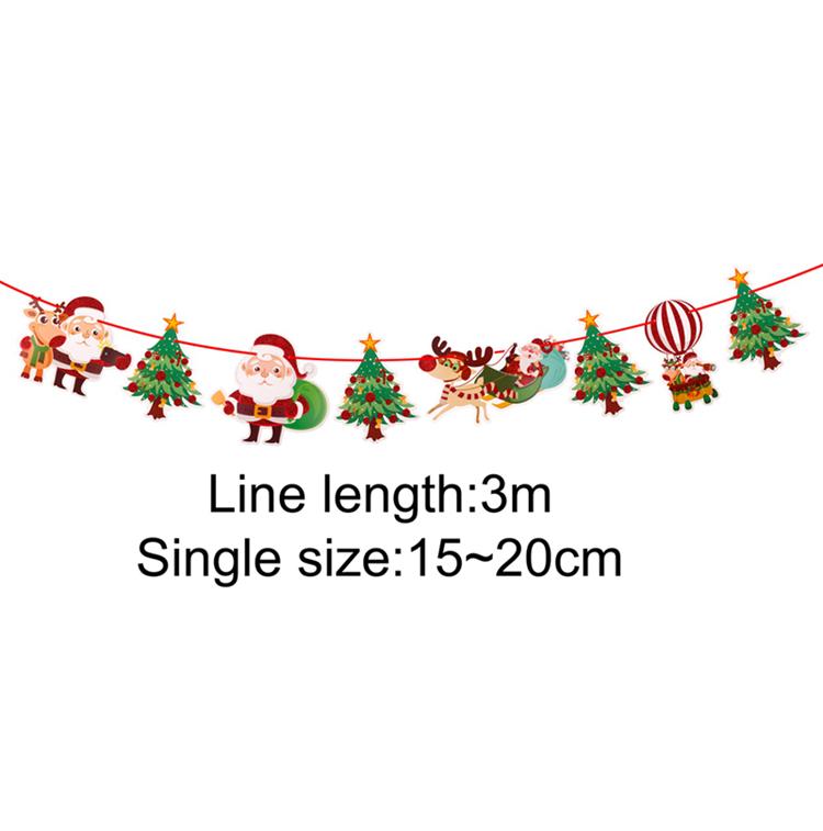 Christmas Banner 2025 Merry Christmas Decorations for Home Garland Santa Claus Navidad Natal Xmas Gift Noel Decor New Year 2025