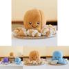 Adorable Plush Octopus Toy Soft Stuffed Animal For Kids Birthday Gift In Purple Pink And Blue