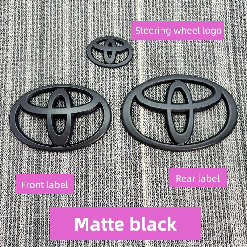 2026 Neu Für Toyota Auto Logo 3D für Toyota Auto Serie Corolla Camry RAV4 Front Kühlergrill Haube Motorhaube Emblem Hinten Heck Stoßstange Tr