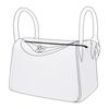 DGAZ Bag Pillow, Bag Shaper, Prevents Bag Shape Changes, Compatible with Lindy Mini/19/26/30/34 Bags (White, Mini Lindy 19)