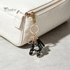 Everyday Use Keychain Pendant, Sequins Star Letter A-Z Charm with Tassel, Portable Pendant Alphabet Initial Metal Keyring for Handbag Backpack Bag Key