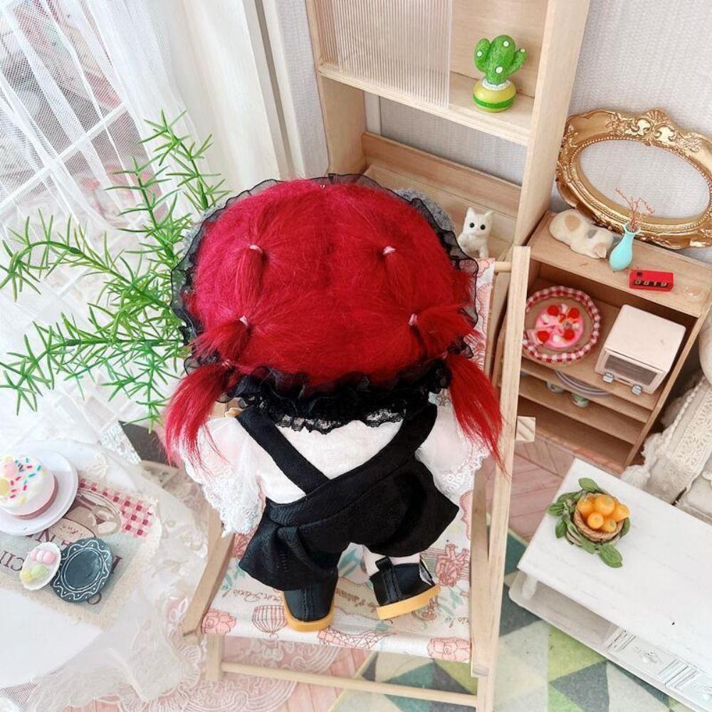 Outfit Mini Clothes Cotton Stuffed Dolls Doll Pants 20cm Doll Clothes Doll Fur Coat Doll Plush Vest