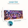 Pumpkin Happy Halloween Color Mouse Pad Large Gaming Table Cushion Non-slip Laptop Tablet Big Mousepad XXL Mat Mini PC Playmat With Lock edge