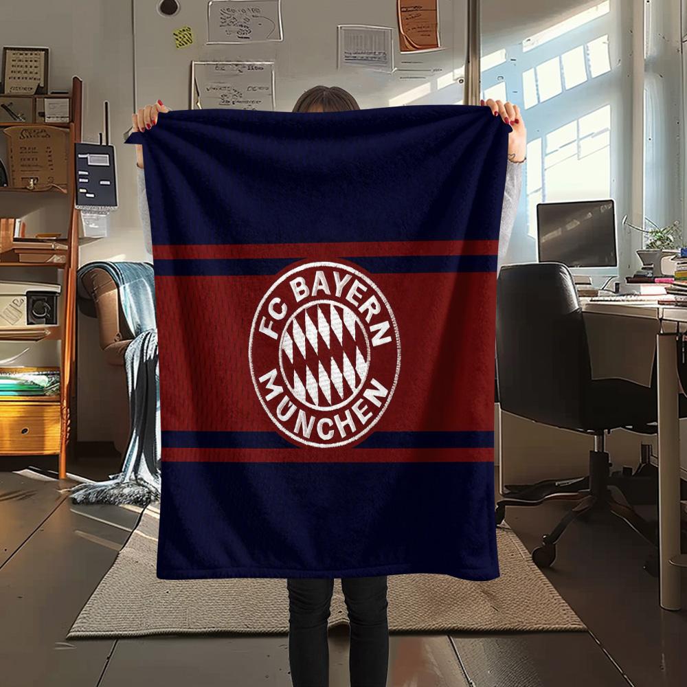 Bayern Munich2 Flannel Blanket, High quality Comfortable for All Seasons, Home Decor, Warmth and Comfort