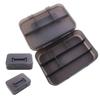 Double Layers Lure Organizers with Removable Dividers Tool Box Baits Separator Fishing Tackle Box Lure Storage Box Tray