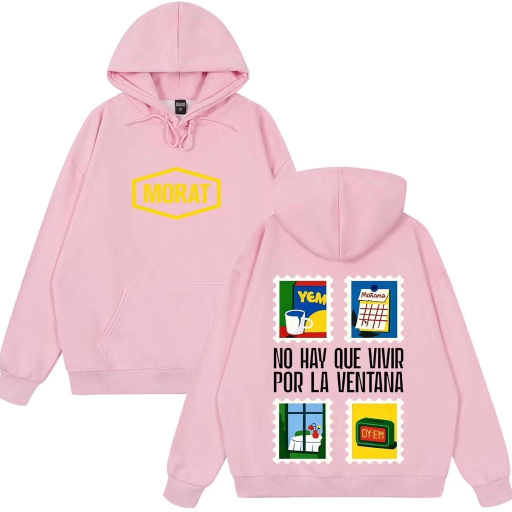 Hot Sale Band Morat World Tour Merch 2026 Hoodies Men Women Fashion Pullover Long Sleeves Casual Loose Vintage Printed Sweatshirt