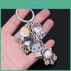 Porte-clés Anime Demon Slayer avec Figurines en Alliage de Zinc Pour Anniversaire et Cadeau de Fête